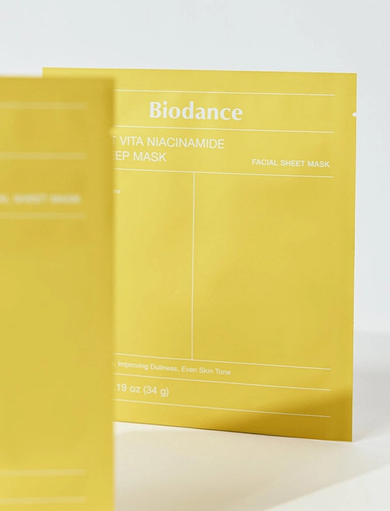 BIODANCE Masque Profond Réel à la Niacinamide Radiant Vita