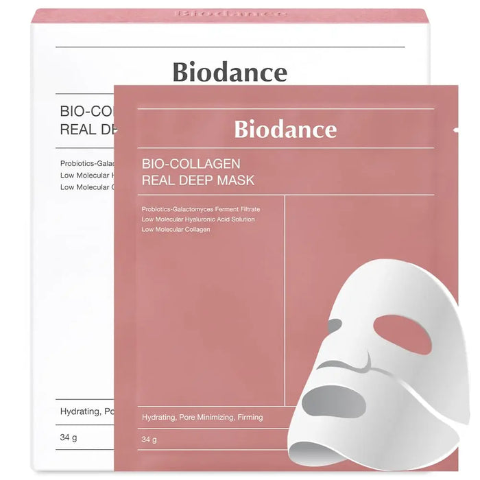 BIODANCE Bio-Collagen Real Deep Mask — Masque Nuit Hydratation Intense (Pack de 4)