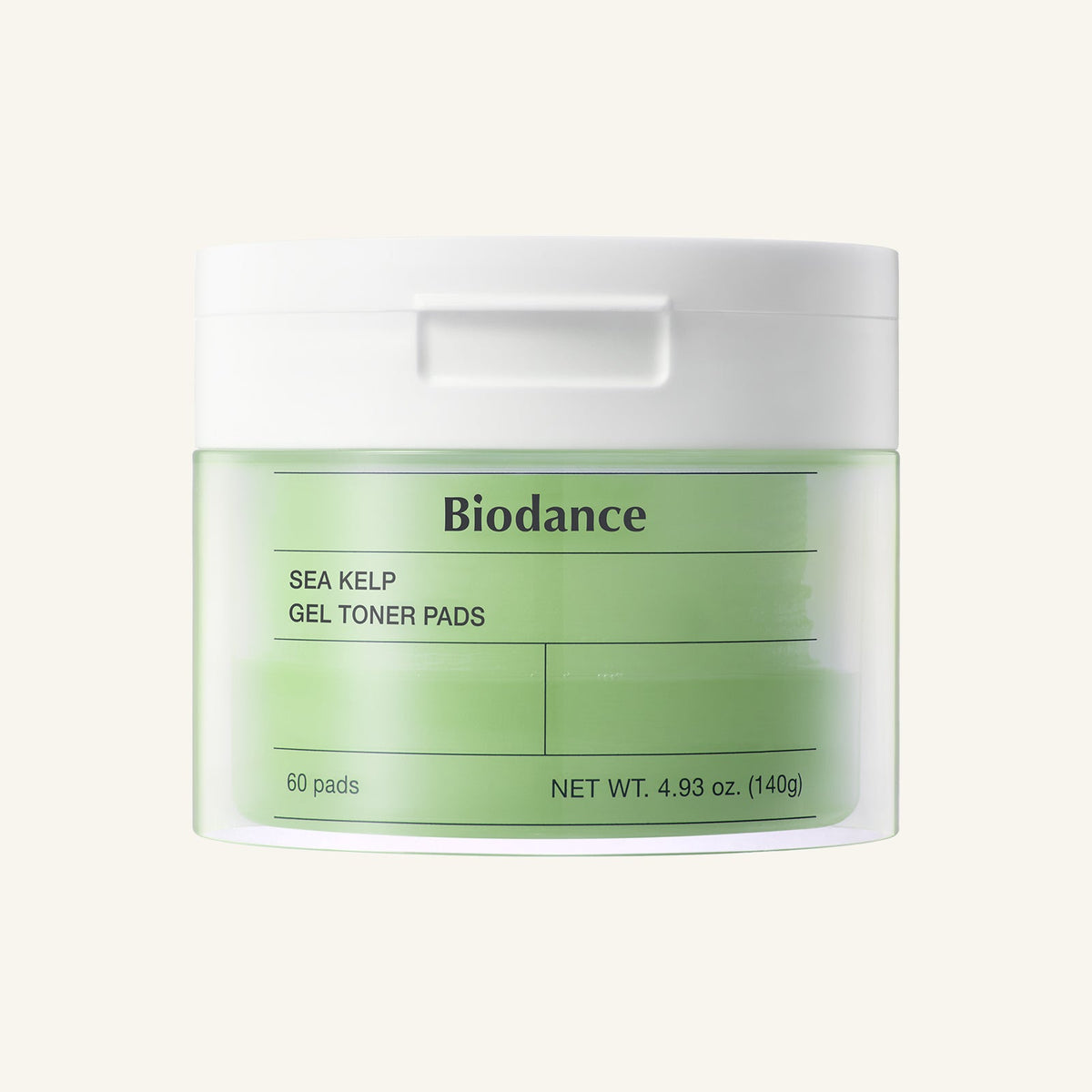 BIODANCE Sea Kelp Gel Toner Pads – Pads visage gel aux algues Sea Kelp 60 pads (140g)