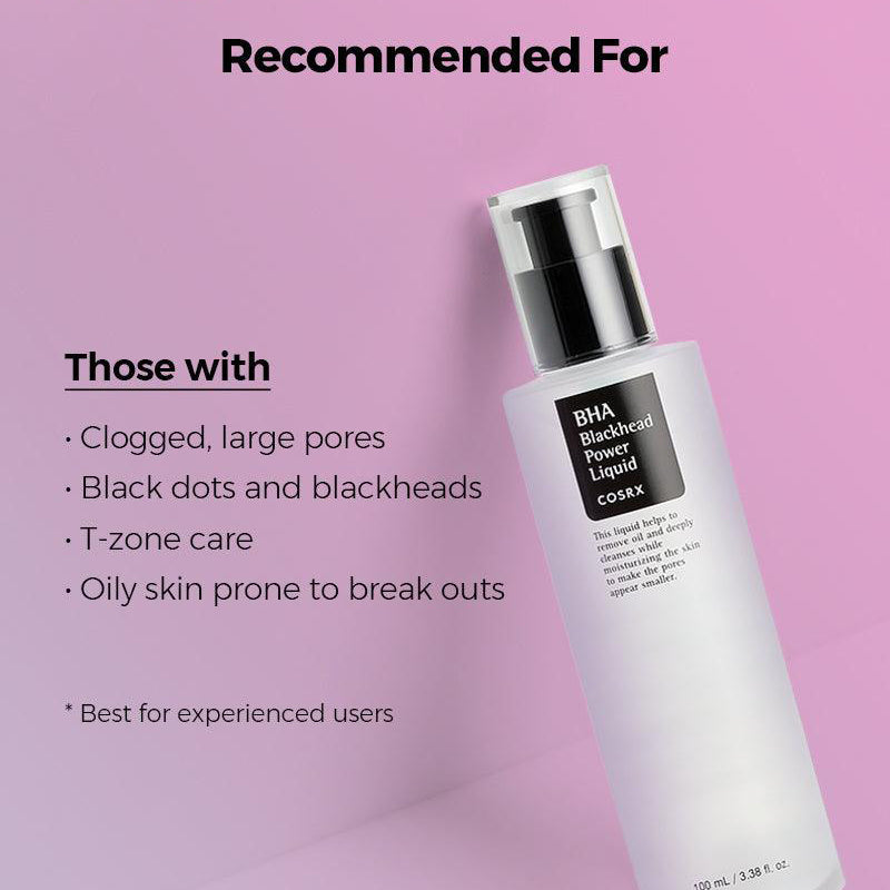 COSRX BHA Blackhead Power Liquid – Lotion exfoliante BHA 100 ml