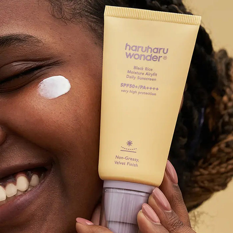 Haruharu Wonder Black Rice Moisture Airyfit Daily Sunscreen SPF50+ PA++++ – Crème solaire Black Rice Airyfit SPF50+ PA++++ 50 ml