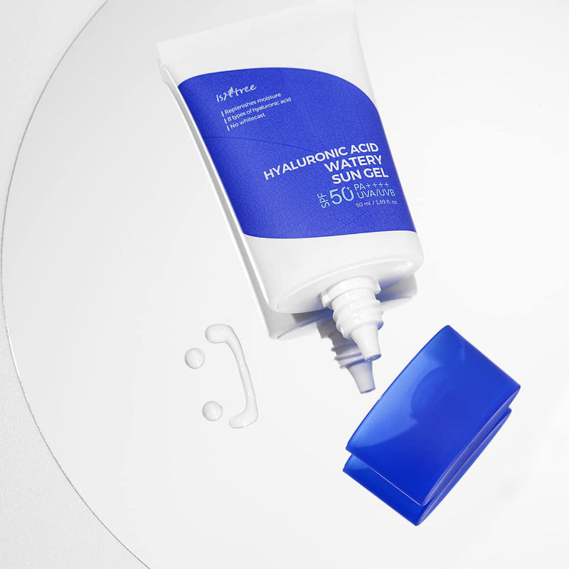 Isntree Hyaluronic Acid Watery Sun Gel – Gel solar hidratante SPF50+ PA++++ 50 ml