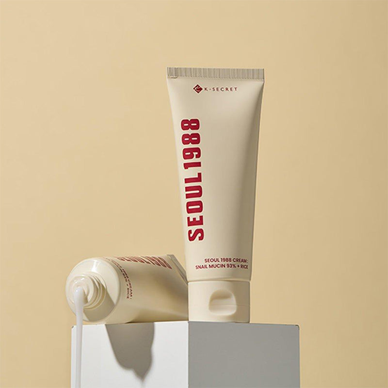 KSECRET SEOUL 1988 Cream : Snail Mucin 93% + Rice – Snail mucin and rice moisturising cream 100 ml