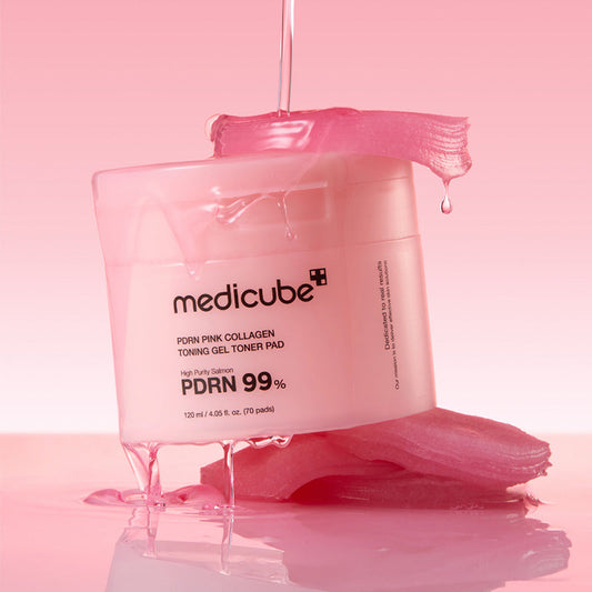 Medicube PDRN Pink Collagen Toning Gel Toner Pad — 70 pads — visuel 2