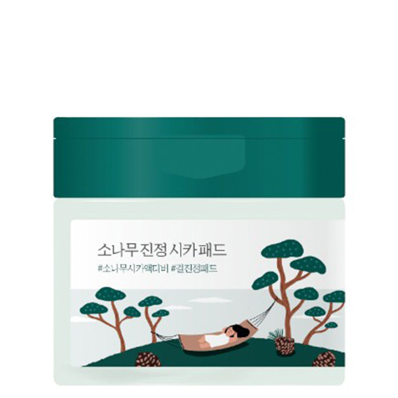 Round Lab Pine Calming Cica Pad – Pads visage au pin et à la centella 195 ml (50 pads)