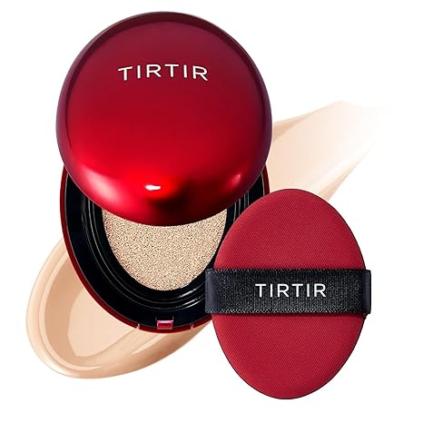 TIRTIR Mask Fit Red Cushion – Base de maquillaje 21C Cool Ivory 18 g