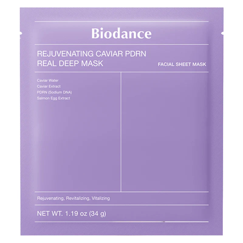 BIODANCE Rejuvenating Caviar PDRN Real Deep Mask – Premium Masks x4