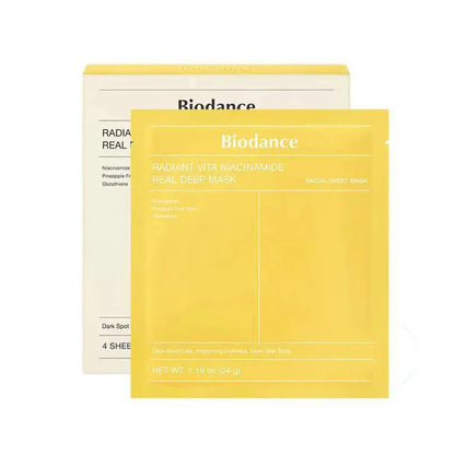 BIODANCE Masque Profond Réel à la Niacinamide Radiant Vita