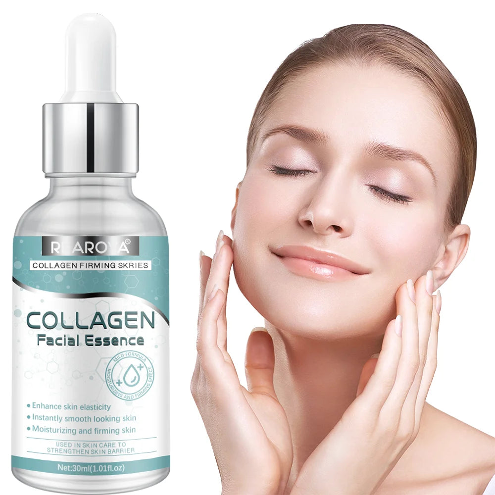 Esencia facial de colágeno: hidratante antiedad y radiante
