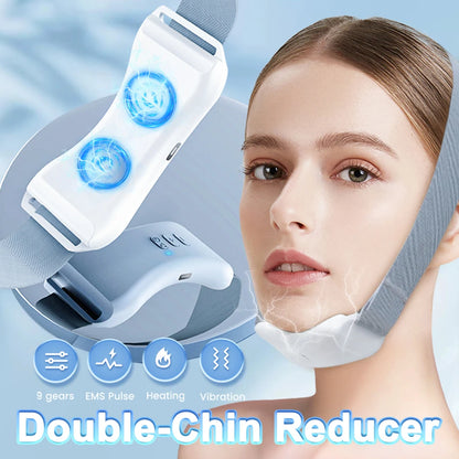 Appareil Raffermissant Visage V-Line – EMS Double Menton | Modèle Chauffant ou Standard