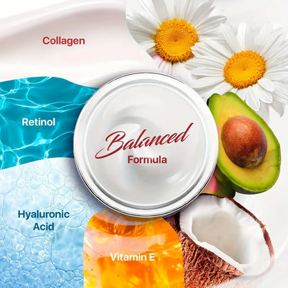 Collagen Face Cream with Retinol and Hyaluronic Acid – Anti-Aging Day &amp; Night Moisturizer