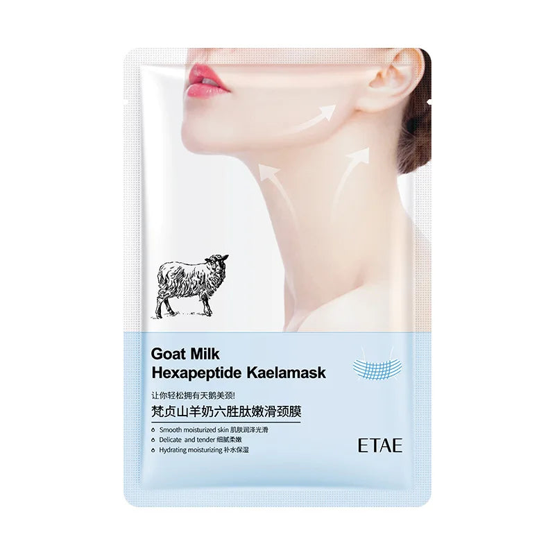 Mascarilla KaelaMask con Hexapéptidos de Leche de Cabra | Mascarilla Hidratante y Reafirmante para el Cuello
