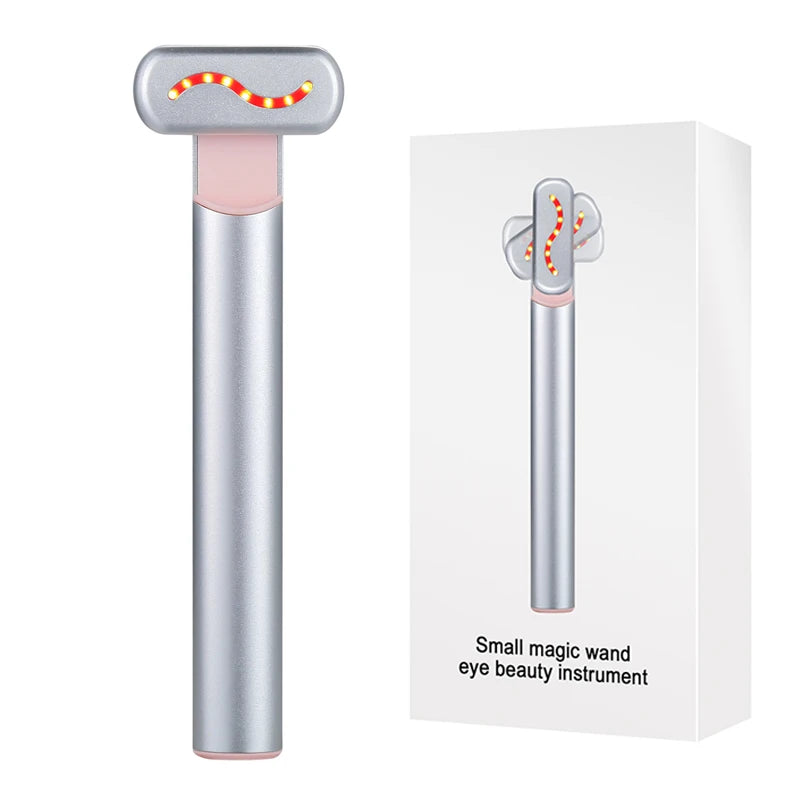 Skincare Wand EMS: Dispositivo de lifting facial y de cuello con microcorrientes y luz roja