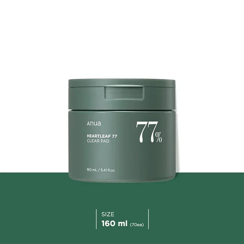 Almohadillas tónicas hidratantes y exfoliantes Heartleaf 77% Clear Pad 