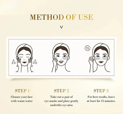 Masque Yeux Or Collagène – Hydratation & Anti-Fatigue