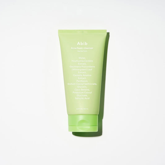 Abib Acne Foam Cleanser Heartleaf Foam – Mousse nettoyante au heartleaf 150 ml