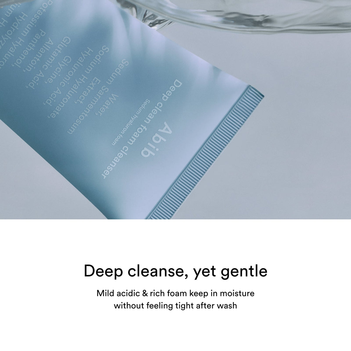 Abib Deep Clean Foam Cleanser Sedum Hyaluron Foam – Mousse nettoyante Sedum Hyaluron 150 ml