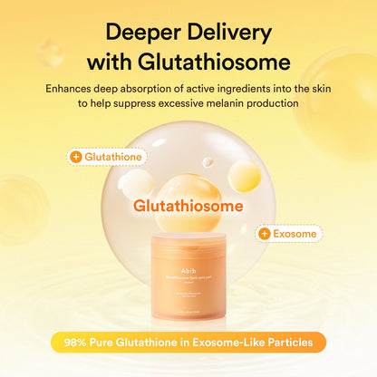 Abib Glutathiosome Dark Spot Pad Vita Touch – Brightening facial toner pads 250 ml (70 pads)