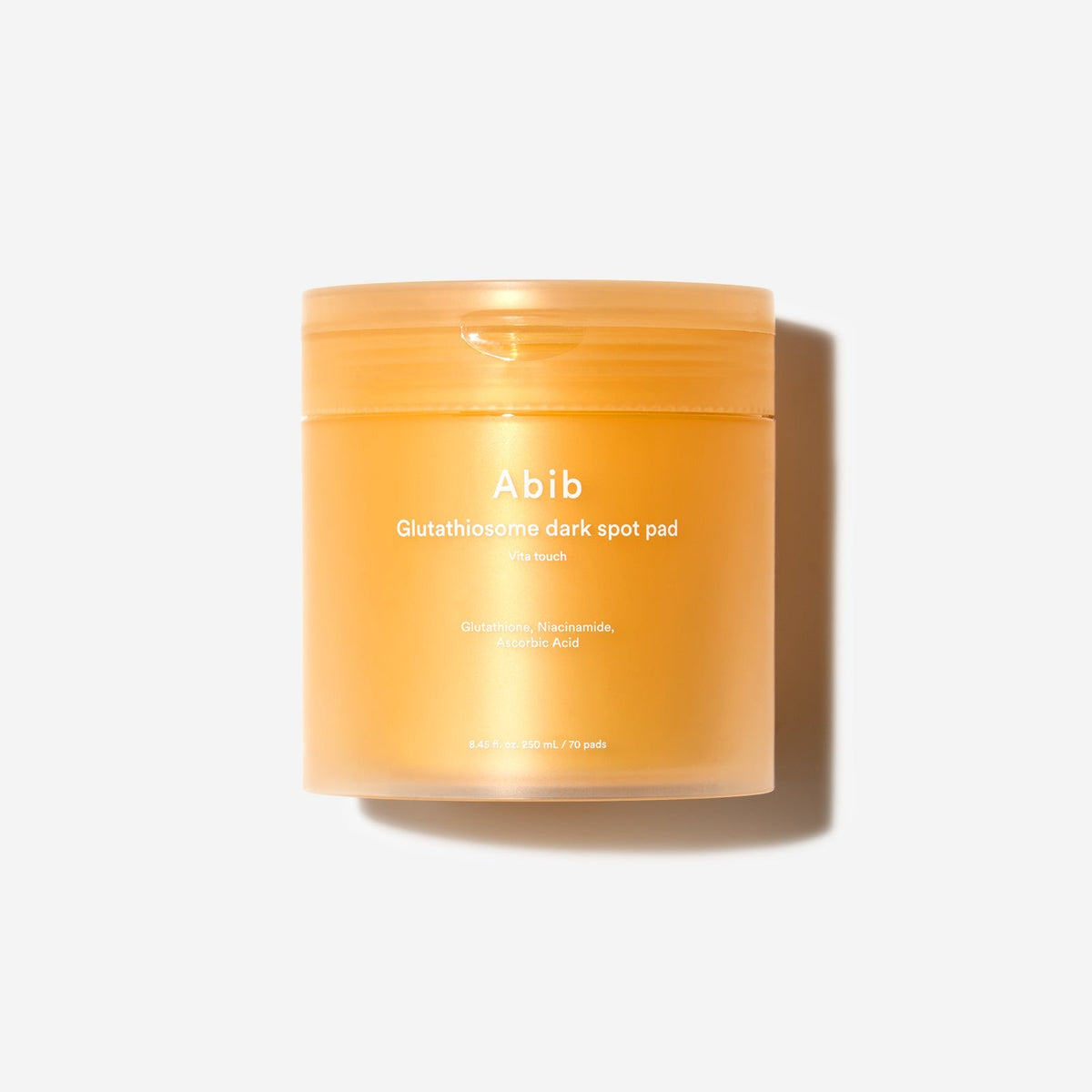 Abib Glutathiosome Dark Spot Pad Vita Touch – Brightening facial toner pads 250 ml (70 pads)