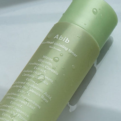 Abib Heartleaf Calming Toner Skin Booster – Lotion hydratante au heartleaf 200 ml