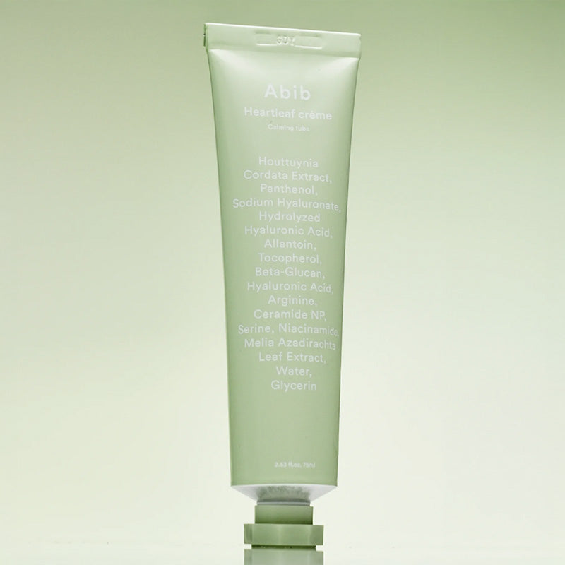 Abib Heartleaf Crème Calming Tube – Crème hydratante au heartleaf 75 ml