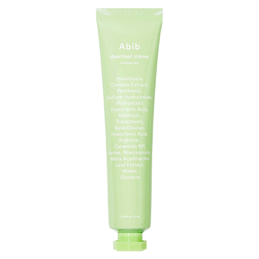 Abib Heartleaf Crème Calming Tube – Crème hydratante au heartleaf 75 ml