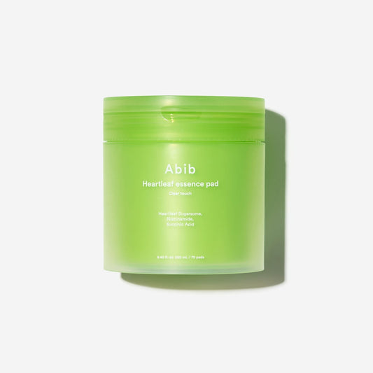 Abib Heartleaf Essence Pad Clear Touch – Pads visage au heartleaf 250 ml (70 pads)