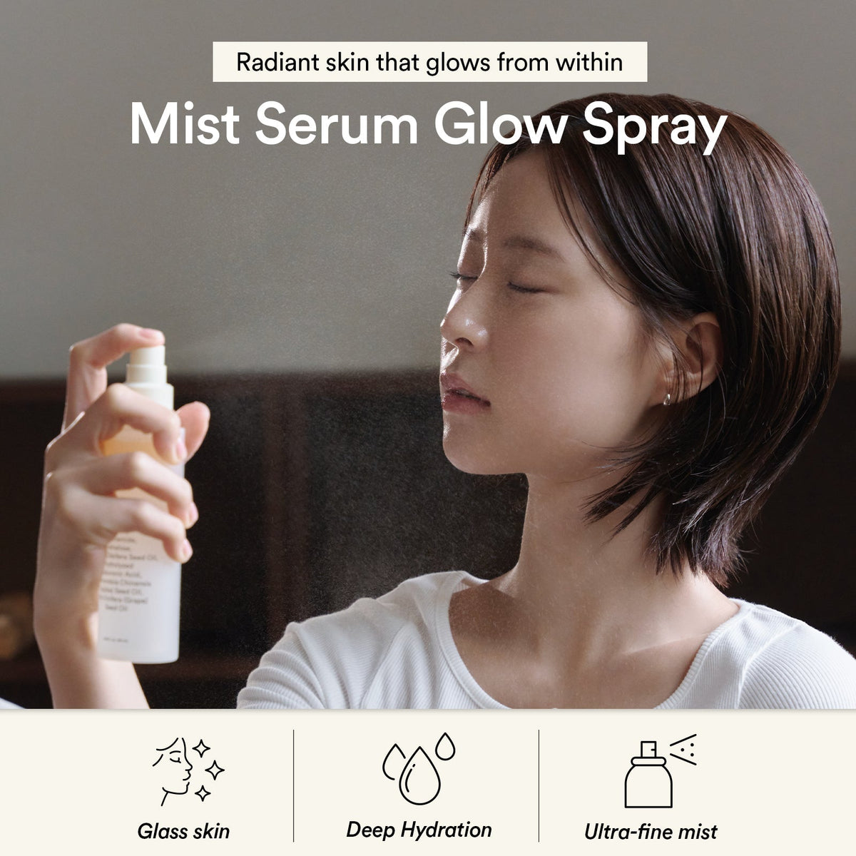 Abib Jericho Rose Mist Serum Glow Spray – Brume-sérum visage éclat 100 ml