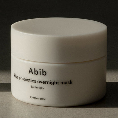 Abib Rice Probiotics Overnight Mask Barrier Jelly – Rice and ferments overnight mask 80 ml