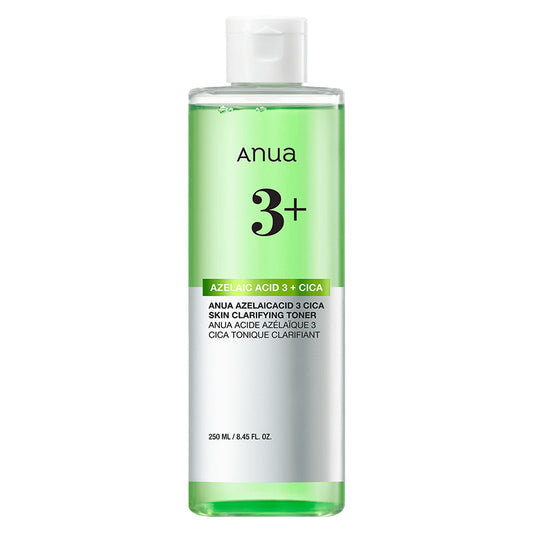 Anua Azelaic Acid 3 Cica Skin Clarifying Toner – Lotion visage acide azélaïque et cica 250 ml