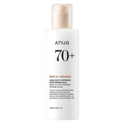 Anua Rice 70 Intensive Moisturizing Milk – Leche hidratante de arroz 150 ml