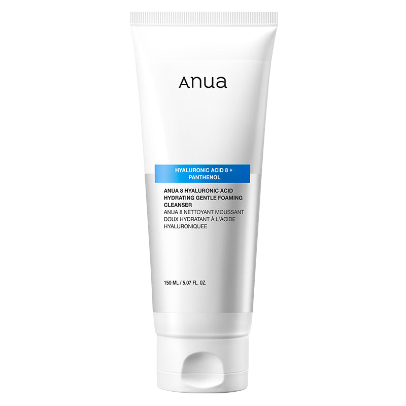 Anua 8 Hyaluronic Acid Hydrating Gentle Foaming Cleanser – Hyaluronic acid foaming cleanser 150 ml