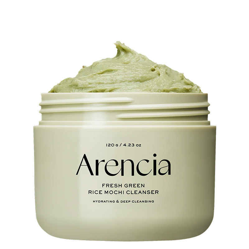 Arencia Fresh Green Rice Mochi Cleanser – Limpiador mochi de arroz y té verde 120 g