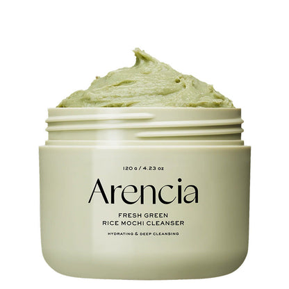 Arencia Fresh Green Rice Mochi Cleanser – Limpiador mochi de arroz y té verde 120 g