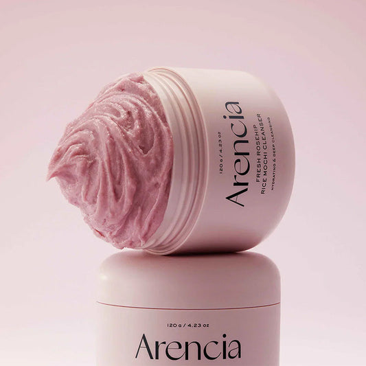 Arencia Fresh Royal Rosehip Mochi Cleanser – Nettoyant mochi à la rose musquée 120 g