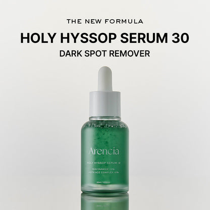 Arencia Holy Hyssop Serum 12 – Sérum éclat hysope et peptides 30 ml