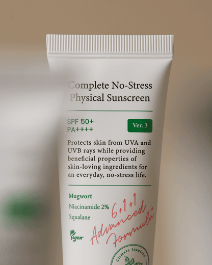 AXIS-Y Complete No-Stress Physical Sunscreen V.3 – Protector solar mineral SPF 50+ PA++++ 50 ml