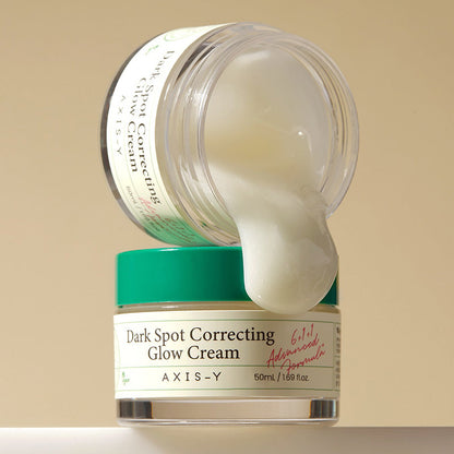 AXIS-Y Dark Spot Correcting Glow Cream – Crème éclat niacinamide et arbutine 50 ml