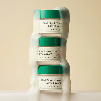 AXIS-Y Dark Spot Correcting Glow Cream – Crème éclat niacinamide et arbutine 50 ml