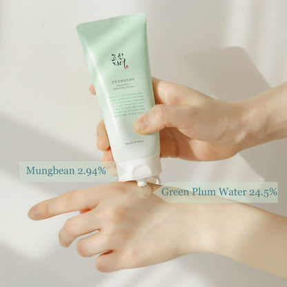 Beauty of Joseon Green Plum Refreshing Cleanser – Limpiador facial ciruela verde 100 ml