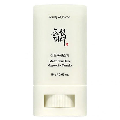 Beauty of Joseon Matte Sun Stick Mugwort + Camelia SPF50+ – Protector solar barra mate SPF 50+ 18 g