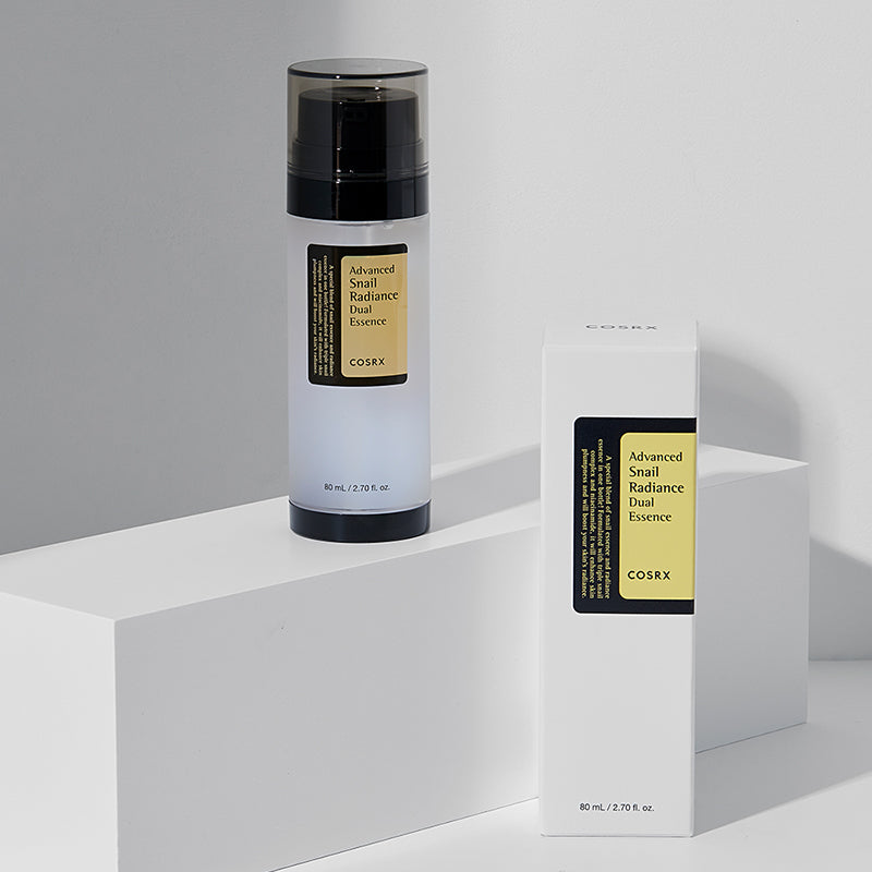 COSRX Advanced Snail Radiance Dual Essence – Essence Snail à double compartiment 80 ml