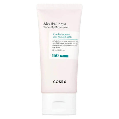 COSRX Aloe 54.2 Aqua Tone-Up Sunscreen – Soin solaire Aloe Tone-Up 50 ml