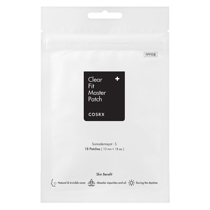 COSRX Clear Fit Master Patch – Parches para granitos Clear Fit 18 parches (10 mm diameter)