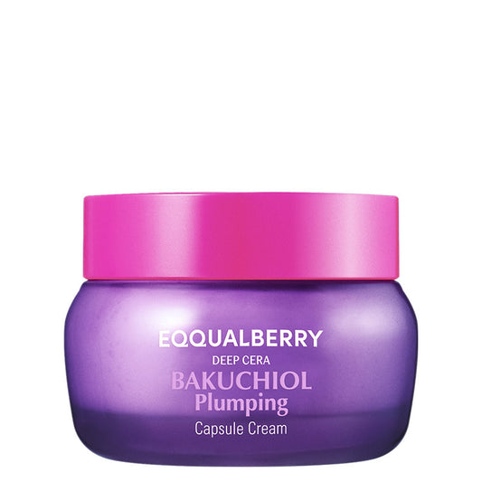 EQQUALBERRY Bakuchiol Plumping Capsule Cream – Crème visage au bakuchiol 50 ml