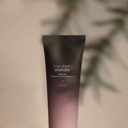 Haruharu Wonder Black Rice Moisture 5.5 Soft Cleansing Gel – Gel limpiador Black Rice 100 ml