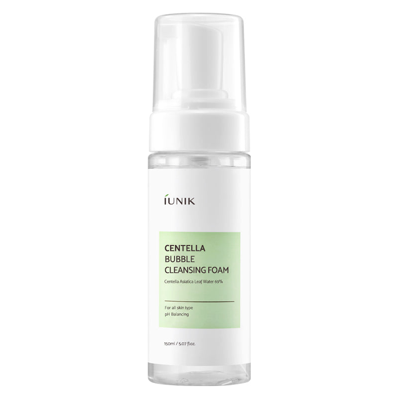iUNIK Centella Bubble Cleansing Foam – Mousse nettoyante Centella Bubble 150 ml