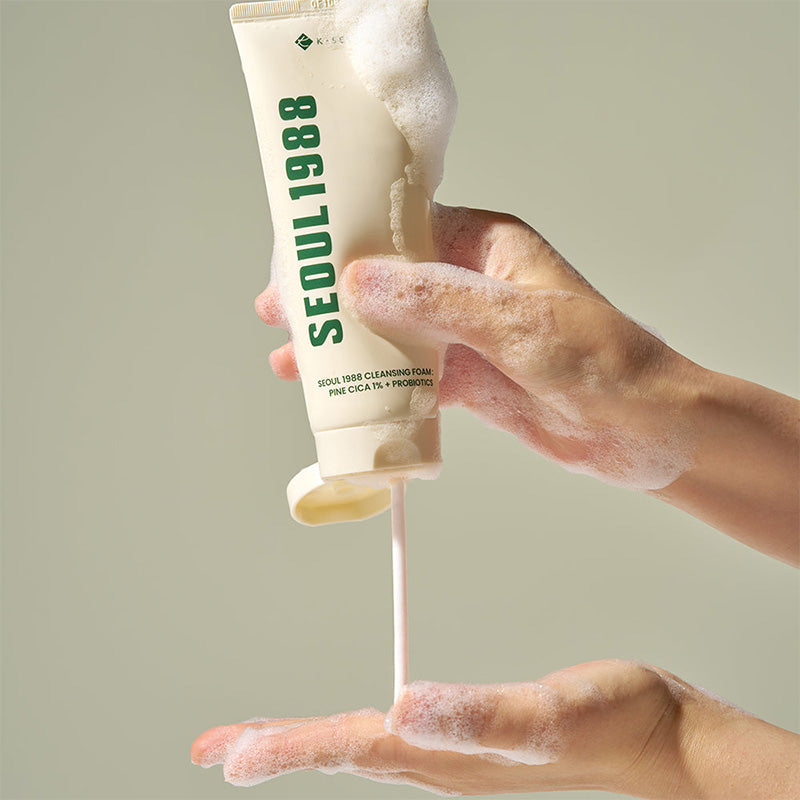 KSECRET SEOUL 1988 Cleansing Foam : Pine Cica 1% + Probiotics – Pine Cica cleansing foam 150ml