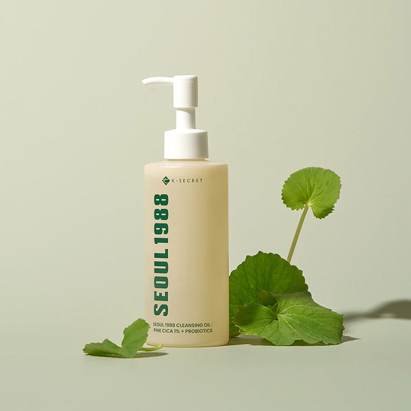 KSECRET SEOUL 1988 Cleansing Oil : Pine Cica 1% + Probiotics – Aceite limpiador Pine Cica 200 ml