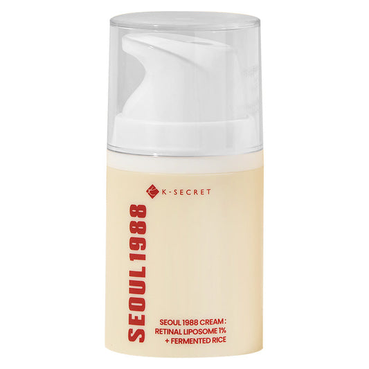 KSECRET SEOUL 1988 Cream : Retinal Liposome 1% + Fermented Rice – Crème de nuit au rétinal et riz fermenté 50ml